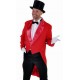 Costume queue de pie cabaret rouge deluxe homme