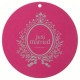 Marque Place Just Married Rond Fuschia 9.8cm les 10