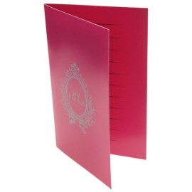 6 Cartes Just Married Fuchsia Cartes Invitation ou Menu