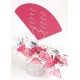 Eventails Just Married Fuschia Cartes Mariage 23 cm