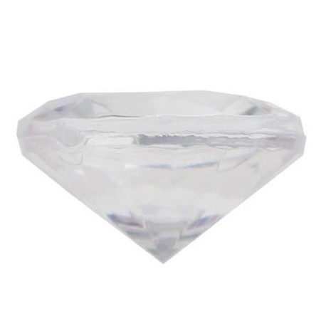 Petit diamant deco transparent a facettes