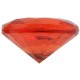 Petit diamant deco rouge a facettes