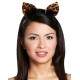 Serre Tete Chat Leopard Oreilles Chat sauvage adulte et enfant